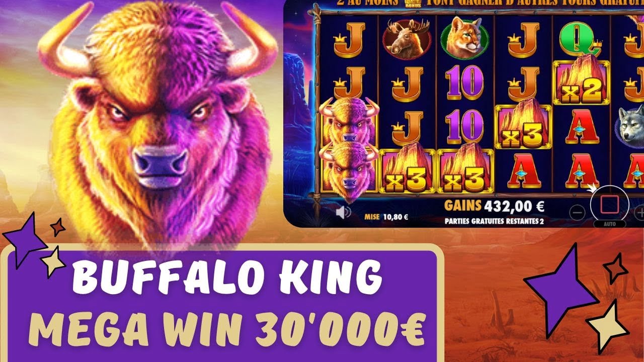 Buffalo King Slot 🤠 MEGA WIN 30'000€ 🤑