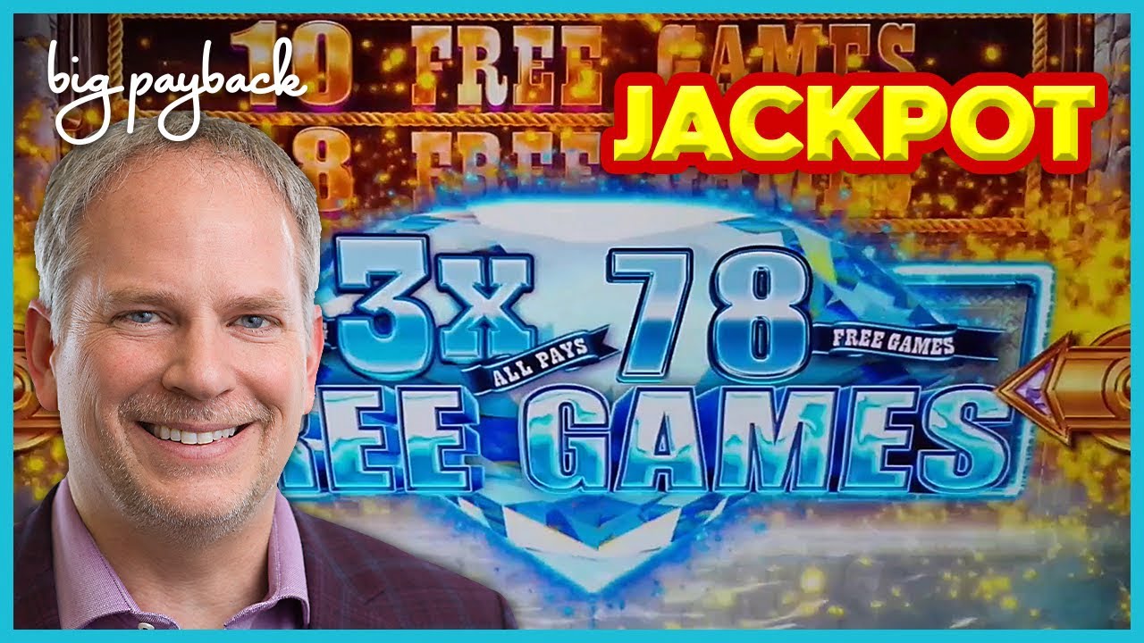 OVER 500X JACKPOT! OVER 125 FREE GAMES on Buffalo Diamond Slot – INCREDIBLE!