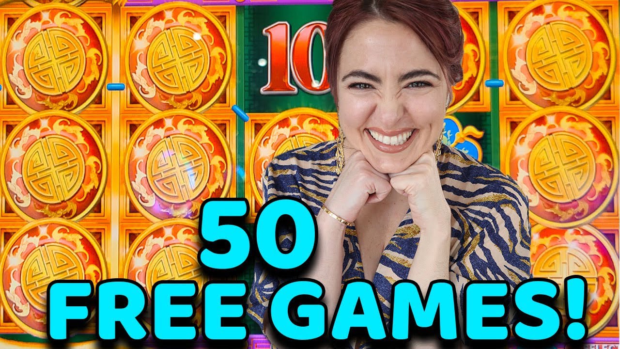 JACKPOT! 50 FREE GAMES on OPULENT PHOENIX Slot Machine in VEGAS!