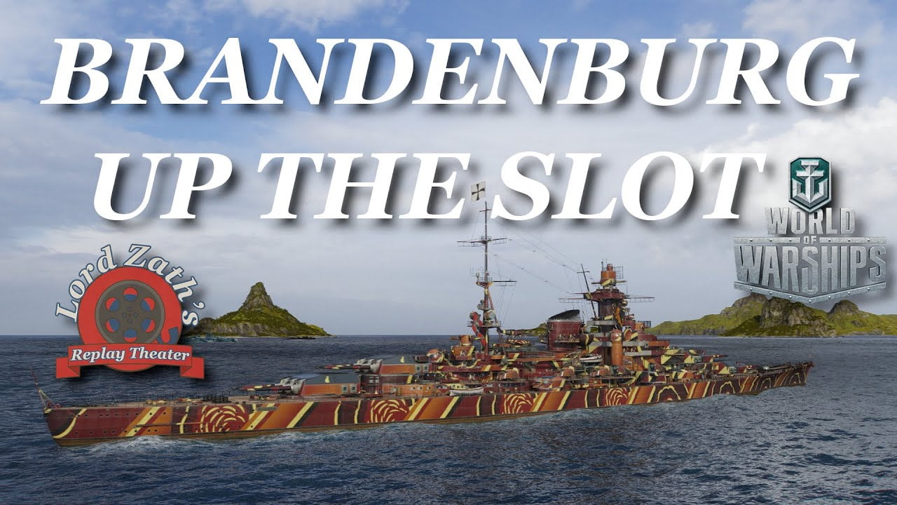 Up the Slot Brandenburg Tier 8 German BB Two Brothers Standard Battle North Spawn WoWs
