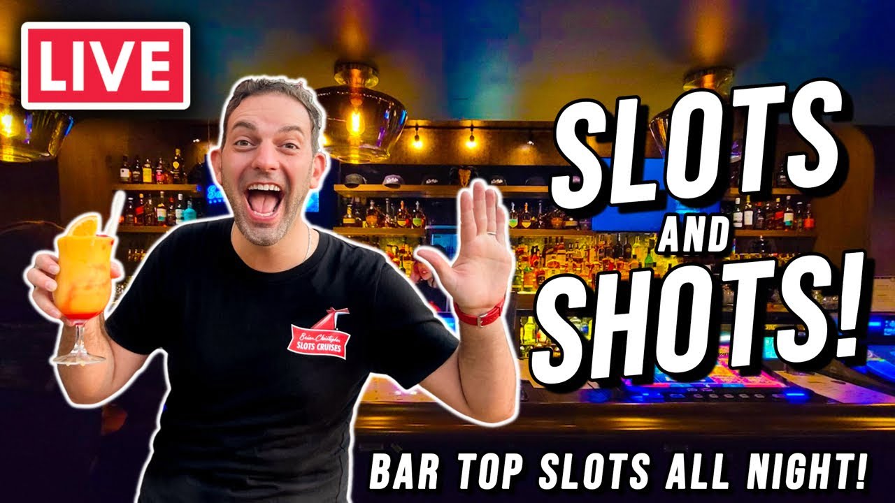 🔴 LIVE 🥃 Slots N’ Shots in Vegas 🎰 Sand Dollar Bar at Plaza