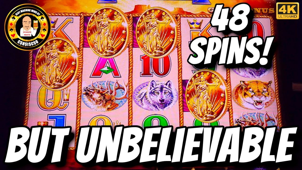 48 SPINS but UNBELIEVABLE on Buffalo Gold slot machine