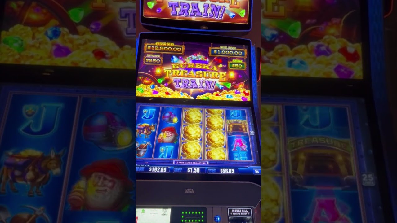 🔥BONUS in a BONUS 🔥on Eureka Treasure Train Slot Machine!
