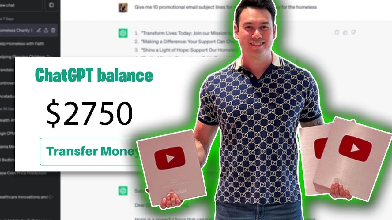 Earn $275 PER DAY With ChatGPT 2023 (Make Money Online) - Ryan Hildreth