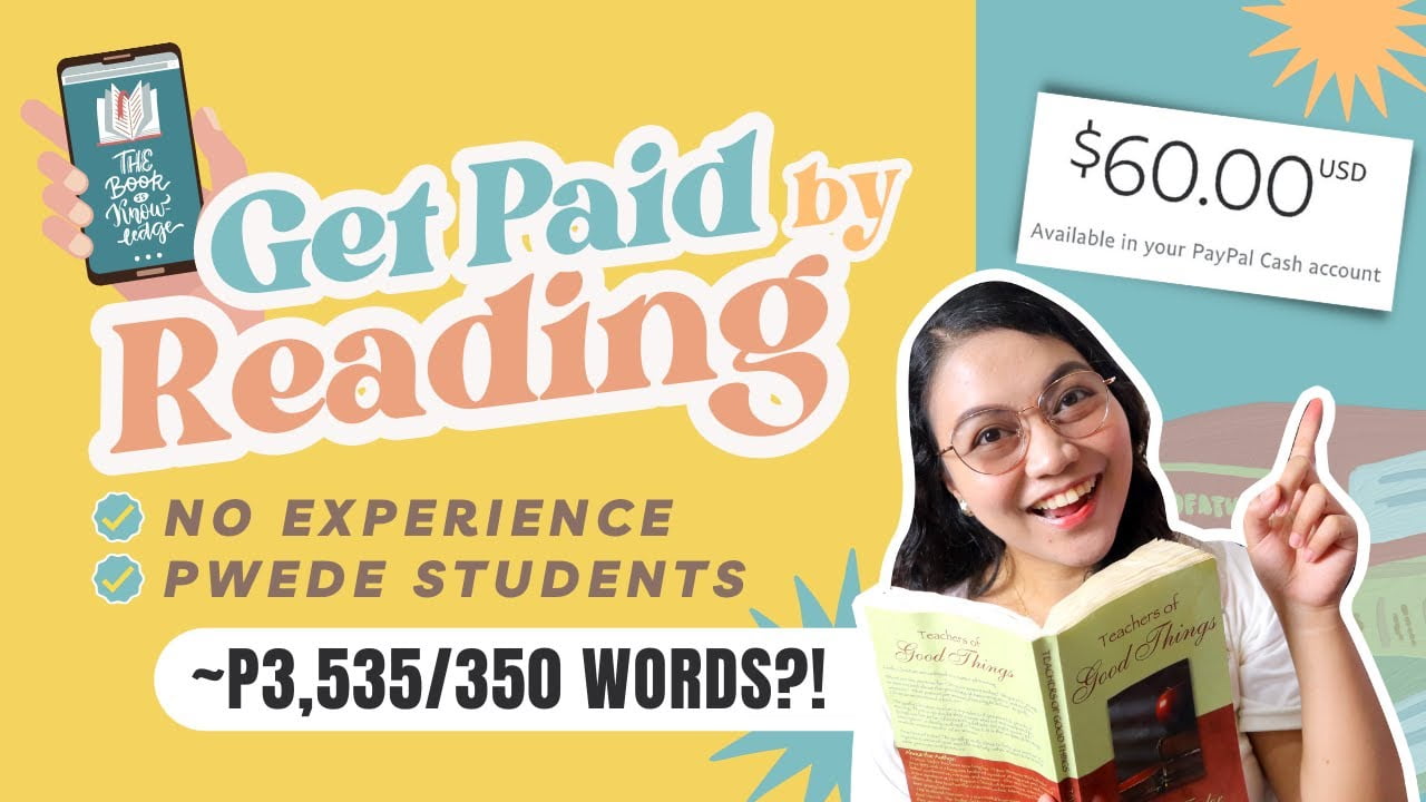 Earn $60/350 Words!? Reading Online Jobs: PWEDE SA STUDENTS & NO EXPERIENCE
