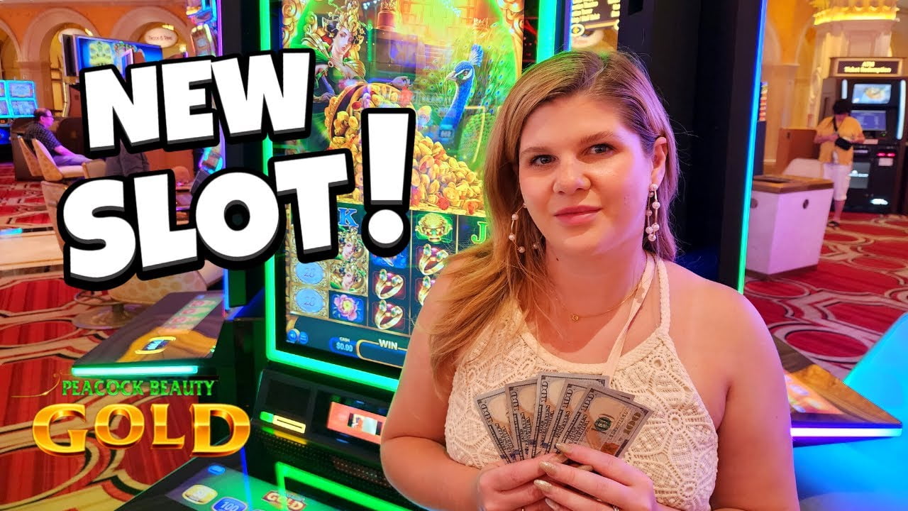 We Hit Every Bonus on the NEW Peacock Beauty Gold Slot Machine in Las Vegas!