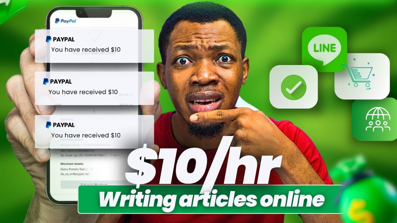 Earn $10 Every Hour Writing Articles Online | Work From Home