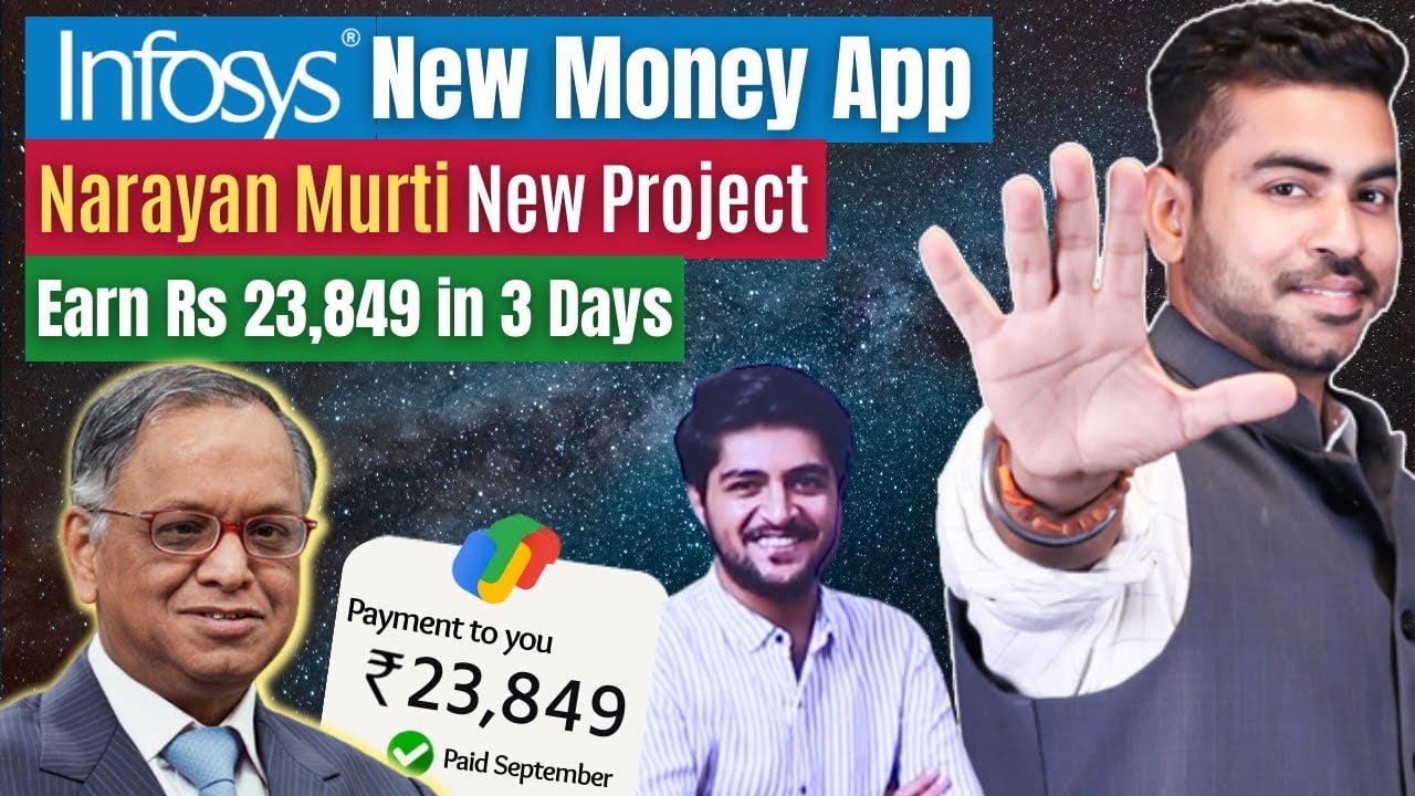 INFOSYS New Money Earning App: Earn ₹23,849 in 3 Days | EARN Money Online | Side Income Online