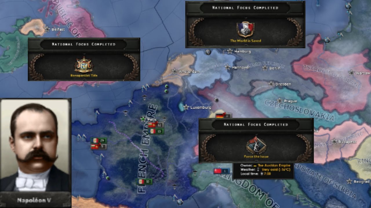 Napoleonic France Defeats German Empire and Wins WW1 – Hoi4 Great War Redux France Rework