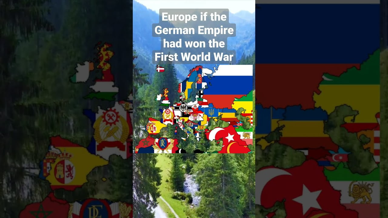 Europe if the German Empire had won the First World War (Kaiserreich)