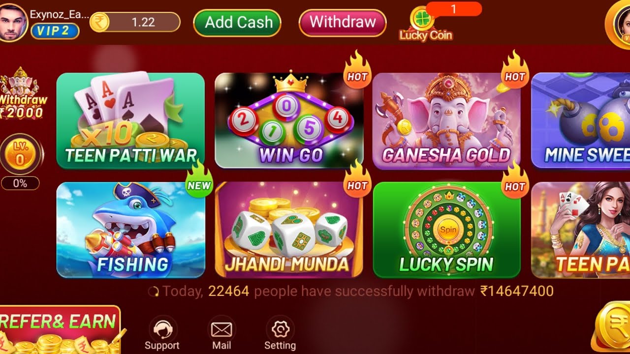 Bonus ₹51 New Rummy earning app today New casino earn app today New teenpatti earning app today