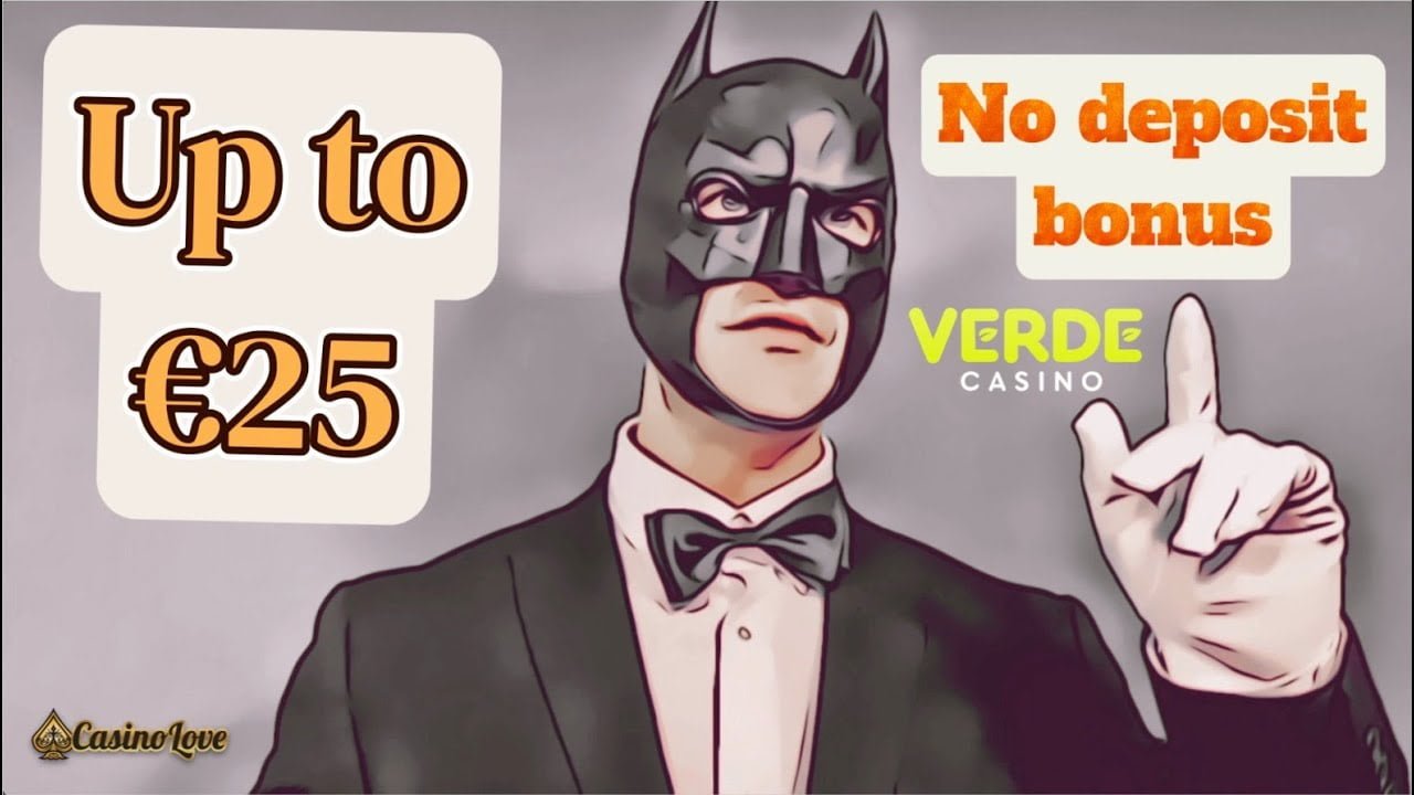 Verde Casino no deposit bonus of €25 / $25 - only 3x wagering requirement